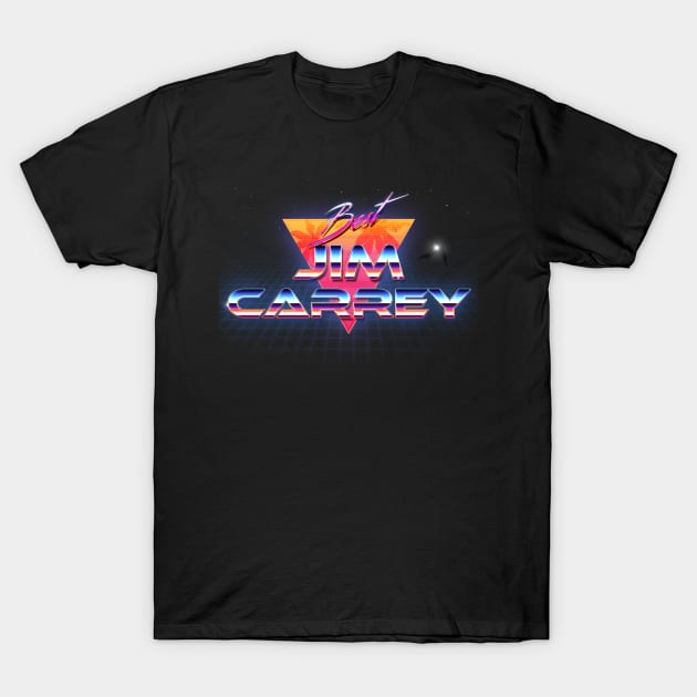 Jim Carrey Retro Crome Art T-Shirt by blooddragonbest